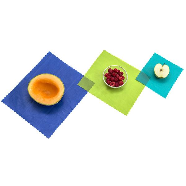 Etee Reusable Beeswax Food Wraps - 3 Pack
