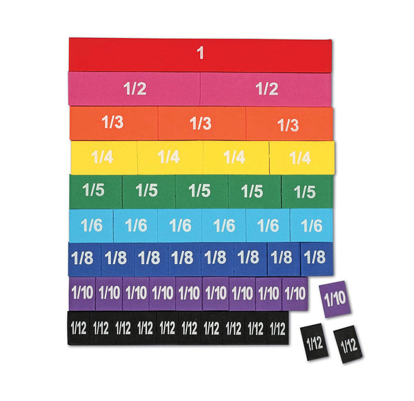 Learning Resources Rainbow Fraction Tiles