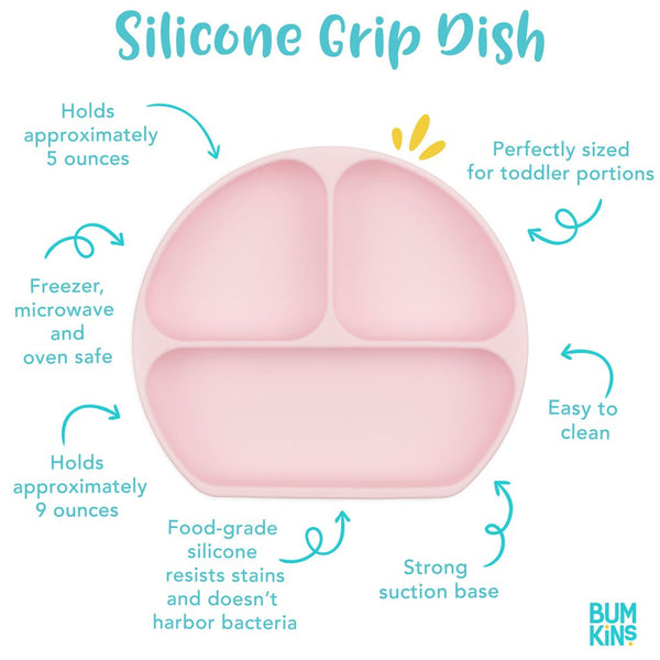 Bumkins Silicone Grip Dish