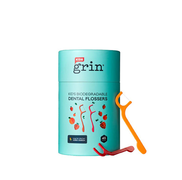Grin Kids Biodegradable Dental Flossers