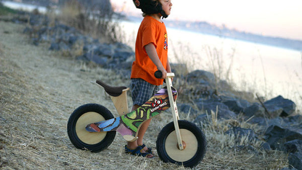 Kinderfeets Balance Bike with Chalkboard Finish