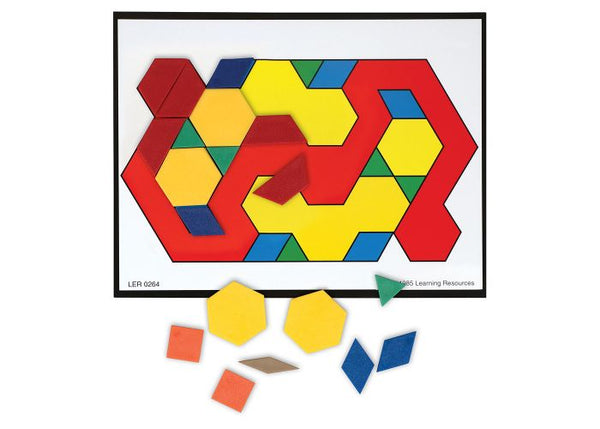 Learning Resources Pattern Block Activity Set