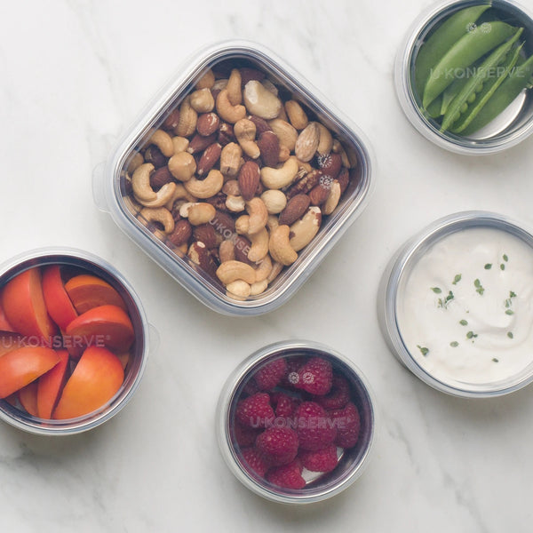 U-Konserve Stainless Steel Round Containers - Set of 3