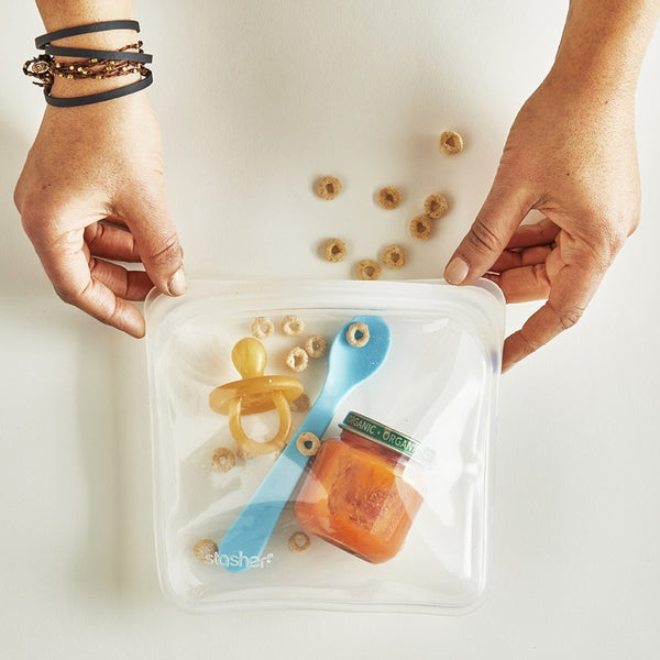 Stasher Reusable Sandwich Bags - Mixed Colours