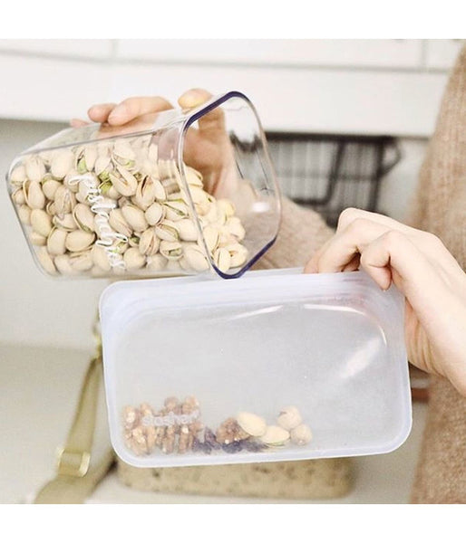 Stasher Reusable Snack Bag - Clear
