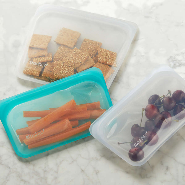 Stasher Reusable Snack Bags - 6-Pack
