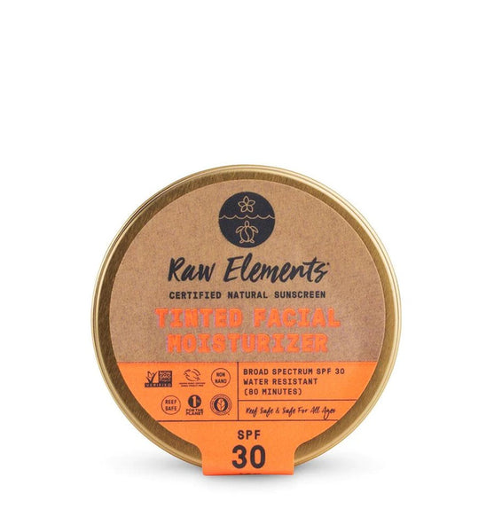 Raw Elements Mineral Sunscreen Tinted Face Tin - SPF 30