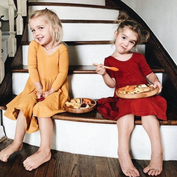 Avanchy Bamboo Suction Toddler Plate & Spoon