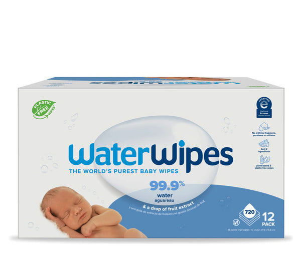WaterWipes 12-Pack (720 Wipes)